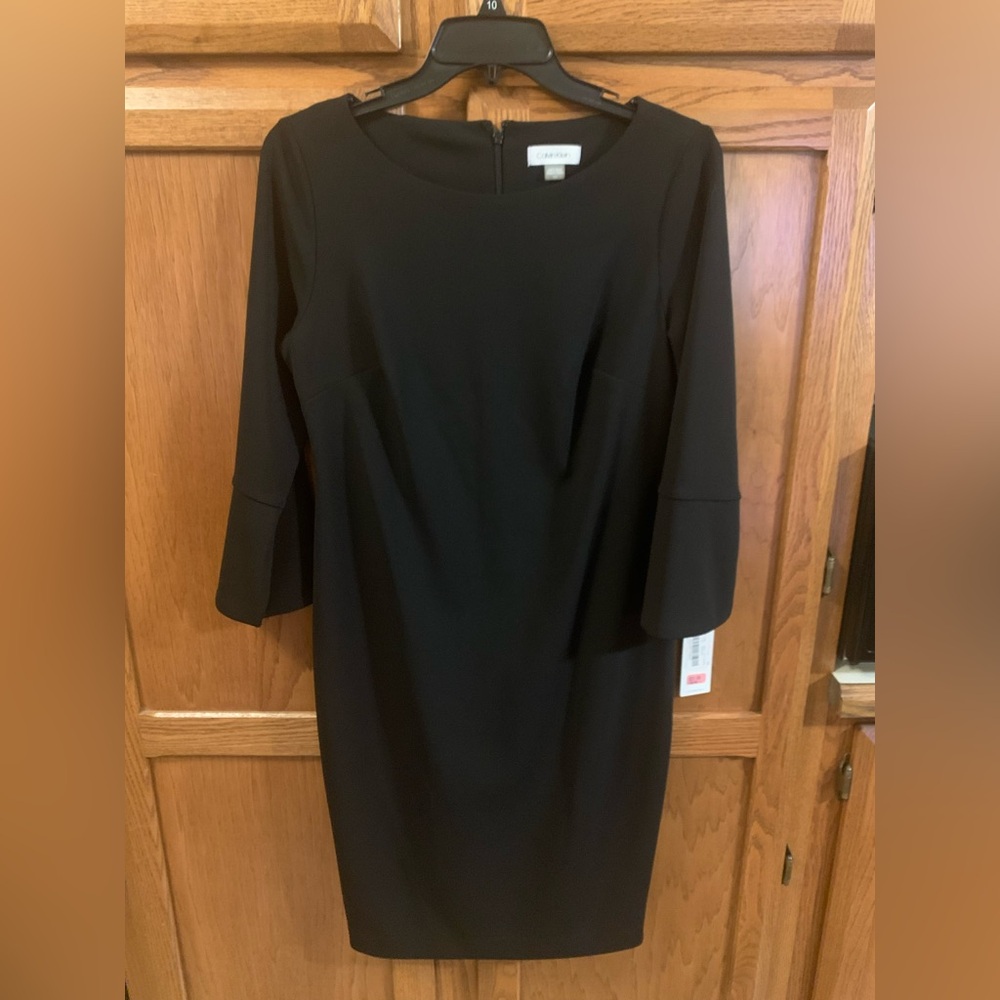 Calvin Klein Black Long Sleeve Dress